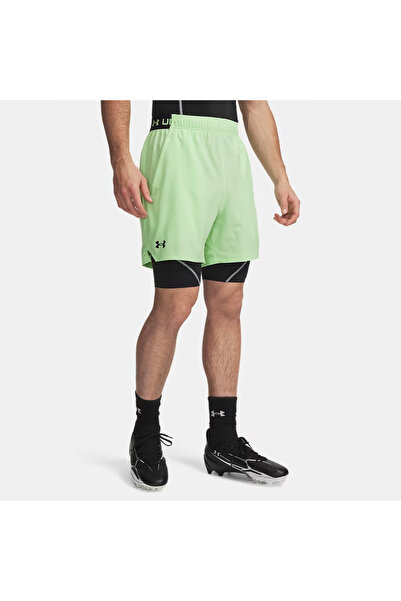 Under Armour شورت Vanish Woven للرجال باللون الأصفر مقاس 6 بوصات
