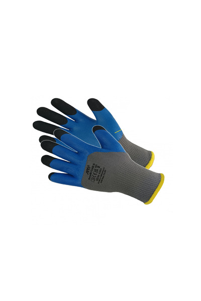 GEKO Mănuși de protecție acoperite cu latex RWNYLBI FOAM W, mărimea 10, Artma...