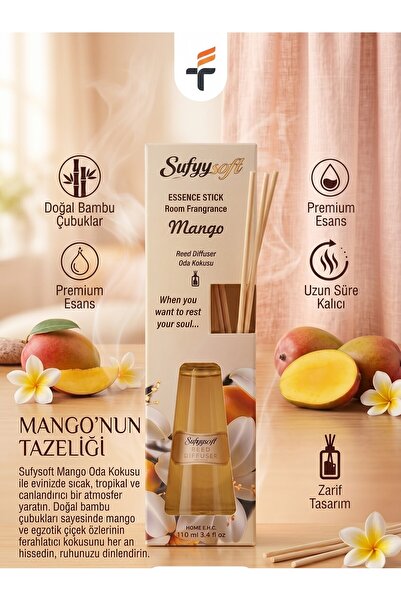 RED KİTCHEN Sufyysoft Mango Esanslı Oda Kokusu 110 ml - Kalıcı Ev Parfümü & B...