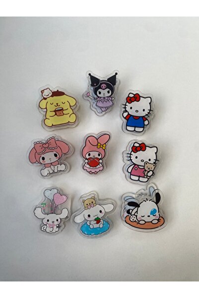 Sakura Konsept Butik Kawaii Acrylic Decorative Double Sided Paper Clip 1Pcs N...