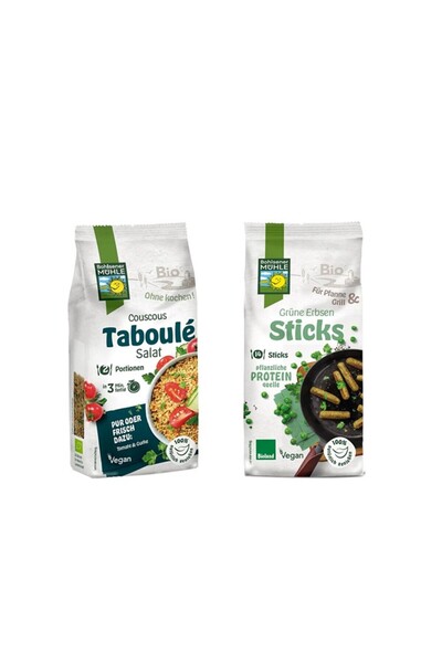 Bohlsener Muhle Pachet Premix Bio Salată de Couscous Taboulé + Premix Bio pen...