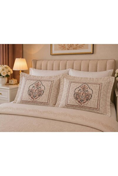 ŞENER HOME Clasy Ranforce 2-Piece Pillowcase with Cover 50X70 +5 cm Flounce