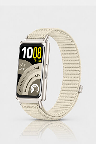 Nezih Case Huawei Band 11 / 11 Pro Uyumlu Hasır Örgü Spor Cırtlı Pratik Naylo...