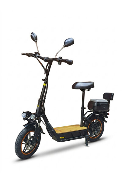 NEW SPEED Electric Scooter with 800W Motor, 14-Inch Tires, Wooden Deck, Seat ...
