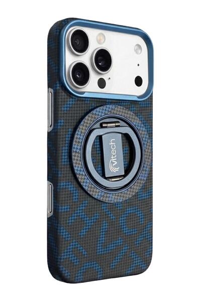 17 PRO MAX STANDLI LOGO KARBON KILIF