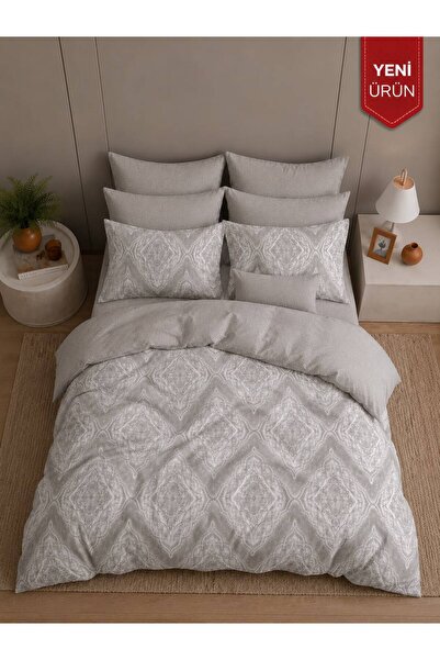 Sheri Home Lastikli Çarşaflı Nevresim Takımı Çift Kişilik Premium ROYALMODEL 88s