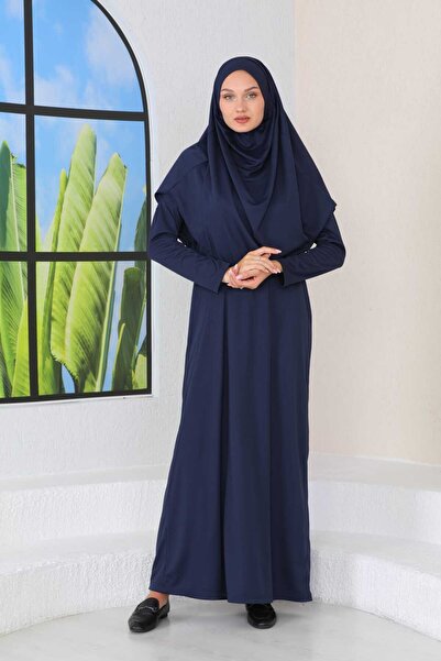 ELİF&ASLI Practical One-Piece Prayer Gown with Headwear, for Bridal Gifts, Gi...