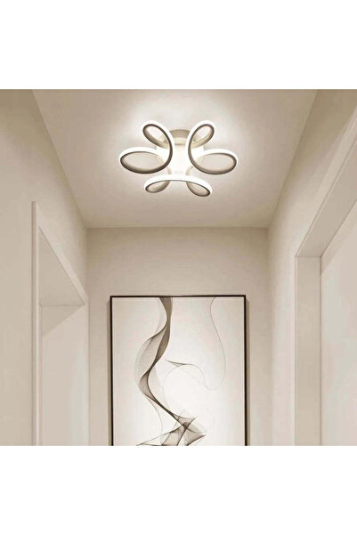 OEM Lustra LED PANZEA 36W, lumina Rece/Calda/Neutra, Alb