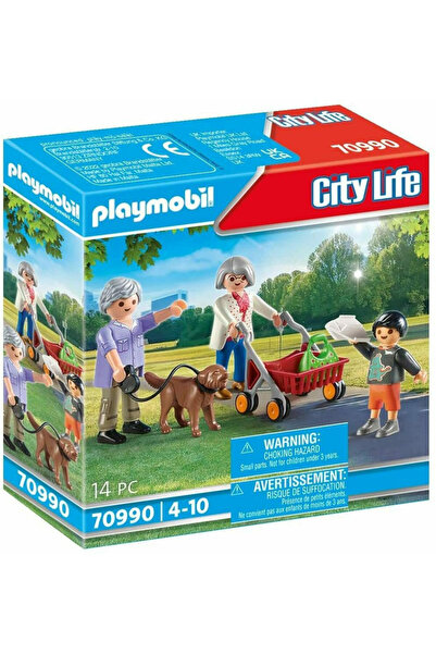 Playmobil Η Ζωή στην Πόλη: Γιαγκούρι και Γιαγκούρα με τον Εγγονό (70990)