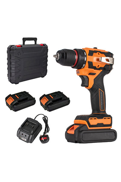 GearZone Cordless Brushless Drill Driver, Electric Screwdriver with 2PCS Batt...