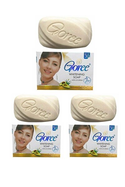 goree Whitening Soap with Lycopene Skin Brightening Lightening Cleansing Mois...