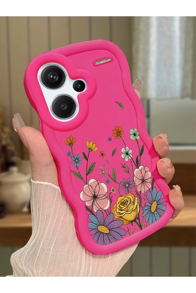 Hontinga Redmi Note 13 Pro Plus 5g Compatible Case Camera Protector Red Silic...
