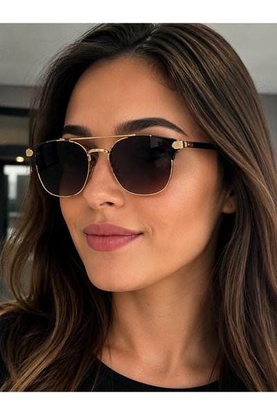Bymiel Unisex Metal Frame Uv400 Protection Sunglasses