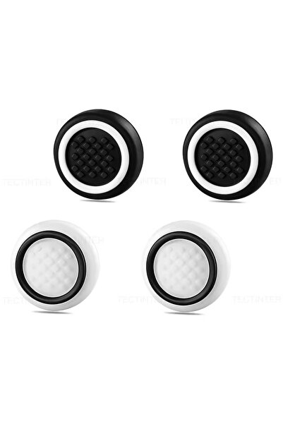 choice2 4PCS BW 2/4pcs Silicone Thumb Stick Grip Caps Cover For Psvita PSV100...