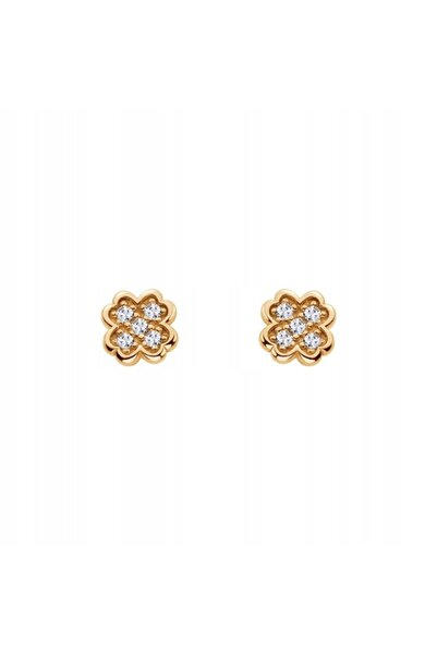 Verona Cercei de aur Trifoi cu Zirconia Kxc21320 Staviori 333