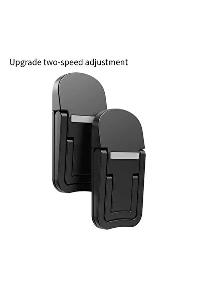 Choice3 Black Two-speed 2PCS Foldable ABS Invisible Notebook Riser Holder Lap...