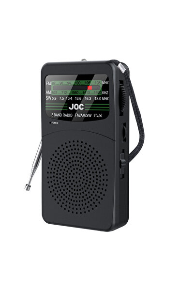 Choice1 راديو محمول TG-99 يعمل على موجات AM وFM وSW، راديو يعمل بالبطارية مع ...