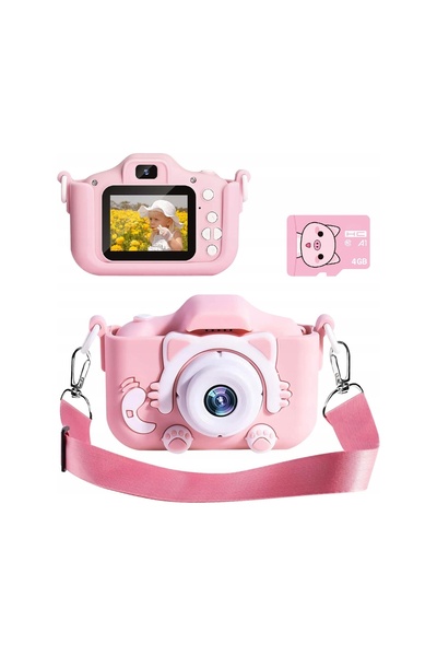 Galaxia Gutenberg Aparat foto digital Kotek pentru copii + Card de 32Gb Camer...