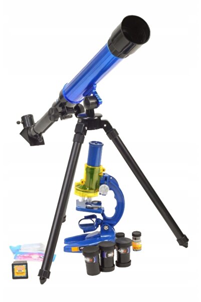 Stator Telescop + Microscop pentru Copii Kit Educativ de Explorare Științific...