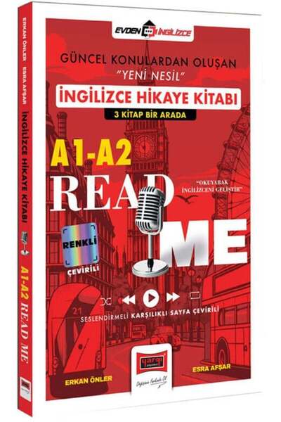 Yargı Yayınları A1-A2 Read Me İngilizce Hikaye Kitabı 3 Kitap Bir Arada