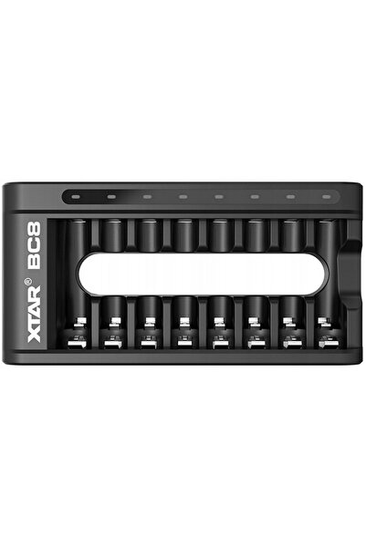 NO BRAND Încărcător Xtar Bc8 Li-Ion 1,5V R6 R03 Ni-Mh 1,2V Aa Aaa 8 Canale Usb-C