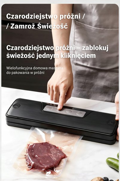 NO BRAND Aparat de vidare de 150W - Ideal pentru conservarea alimentelor + Folie