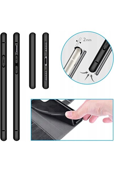 NO BRAND Husă din piele Ocase pentru iPhone 11 cu portofel cu clapetă RFID, 6...