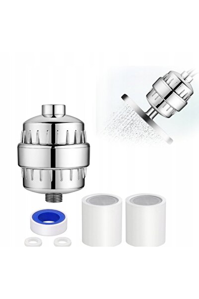 NO BRAND Filtru de apă pentru duș universal cu 20 de etape și cartuș de rezervă