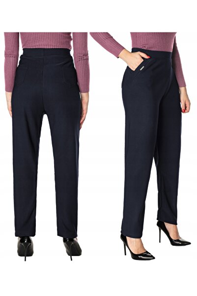 NO BRAND Pantaloni eleganți călduroși, căptușiți cu fleece, pentru femei 532-...