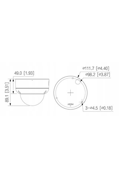 DAHUA CAMERĂ IP IPC-HDBW3849E-AS-IL-0280B WizSense Lumină Duală Inteligentă
