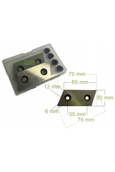 NO BRAND 2x lamă de polizor 70x30mm, găuri cu distanță de 6mm, lamă de 35mm, ...