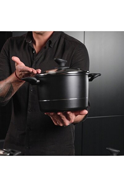NO BRAND Oală de aluminiu Florina Delux 20 cm 2.1 L. Pentru inducție de Mateu...