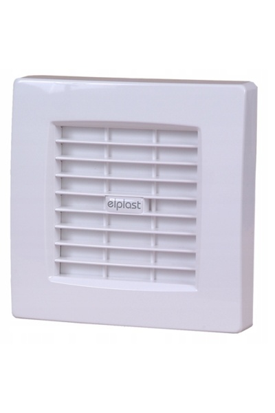 NO BRAND Ventilator axial de perete cu obturator automat Elplast Atol 100Ab 1...