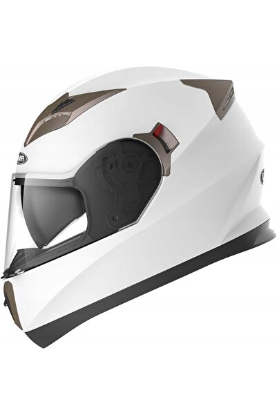 NO BRAND Cască moto Yema Ym-627 Mărimea L Albă cu vizor Quad Cross
