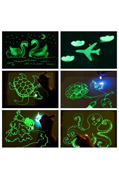 NO BRAND PICTURA CU LUMINĂ MAGIC TABLICA – tablă de desen cu LED-uri
