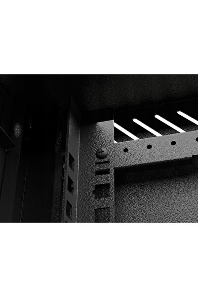 NO BRAND Dulap rack Lanberg 10 " 4U/300x300mm cu ușă de sticlă, Negru (Wf11-3...