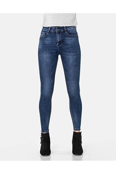 NO BRAND Blugi Rurki Slim Push-Up pentru femei, cu talie înaltă, Lycra 3355 W29