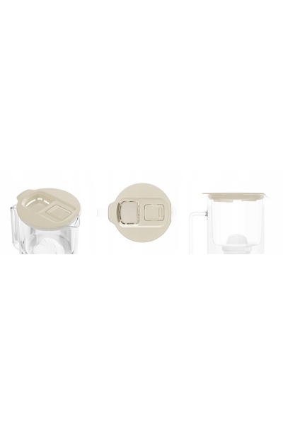 Wessper 2L WES209-FF-BG Carafa de filtrare din sticlă MINI + Filtru LED