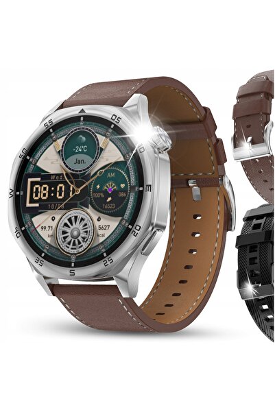 JG Smart SMARTWATCH PENTRU BĂRBAȚI MENIU PL APELURI AMOLED DICTAFON MP3 4GB +...