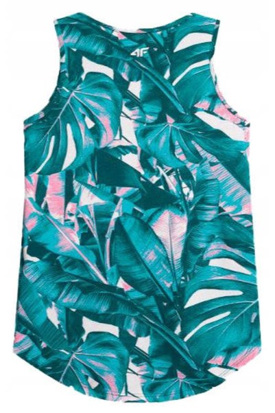 NO BRAND Tricou fără mâneci 4F pentru fete |   Bumbac |   Verde |   W în List...