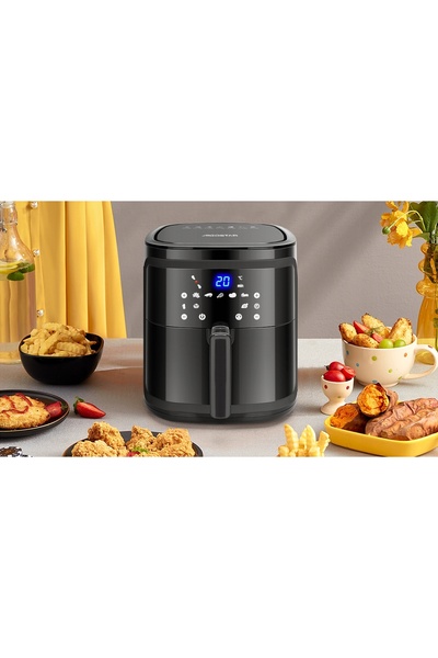 NO BRAND Aigostar S30201H92 1900W 7L Friteuză cu aer cald, neagră
