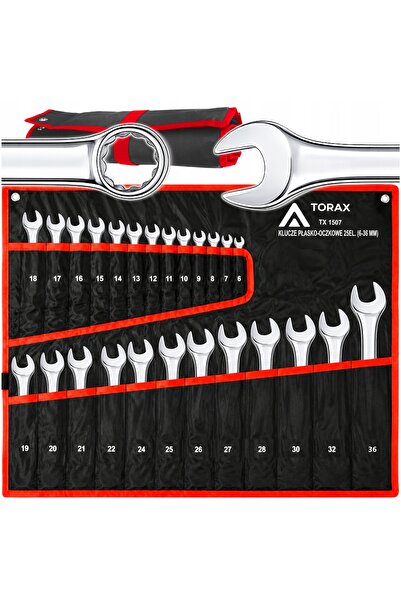 NO BRAND Set mare complet de chei 25El CrV 6-36mm Flat Mata Case