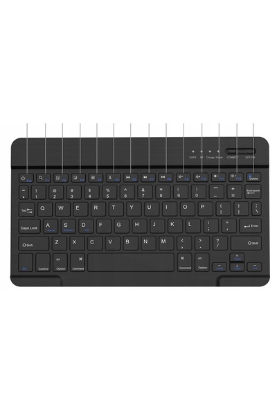 EtuiTab Husă cu tastatură wireless Bluetooth pentru XIAOMI REDMI PAD 2 11 11 ...