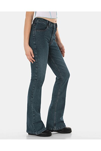 NO BRAND Pantaloni de damă blugi evazați Rogers 405 66 Vintage