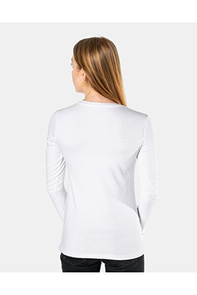 NO BRAND Bluză Tricou de Damă cu Mânecă Lungă 8056-1 R Xl/Xxl