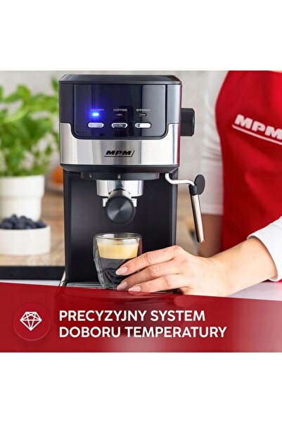 MPM Aparat de cafea MKW-13M, Aparat de cafea sub presiune, Aparat de cafea ti...
