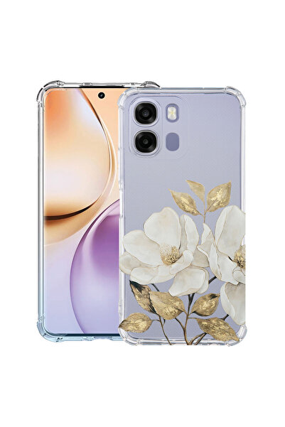 bestcase Intelli ®   Husă Antișoc pentru OPPO A6 / A6X / A6S, Florală - Camel...