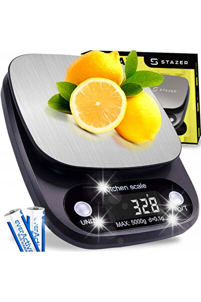 NO BRAND Cântar electronic de precizie LCD 0.1G/5000G pentru dietă + Baterii