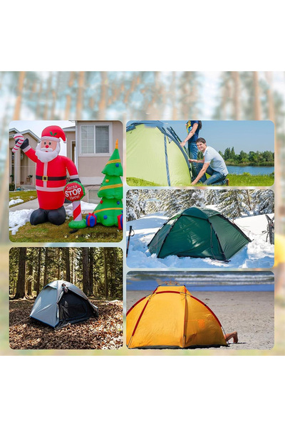 NO BRAND Țăruși de cort solizi din oțel pentru camping, 20,5 cm, 24 bucăți
