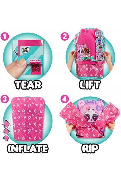 NO BRAND Lalka Surpriză la modă cu costum gonflabil și accesorii 4+
